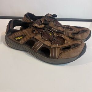 Teva Churnium Water Hiking Sandal Mens Size 12 Slip On Shoe Trail Brown